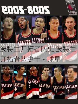 波特兰开拓者队史,波特兰开拓者队史十大球星