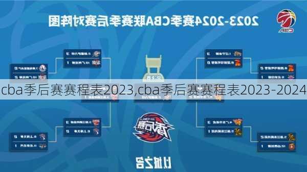 cba季后赛赛程表2023,cba季后赛赛程表2023-2024
