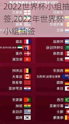 2022世界杯小组抽签,2022年世界杯小组抽签