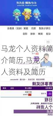 马龙个人资料简介简历,马龙个人资料及简历