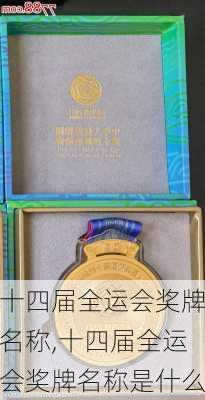 十四届全运会奖牌名称,十四届全运会奖牌名称是什么