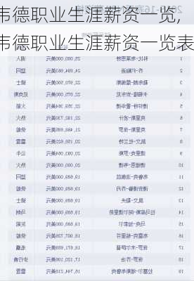 韦德职业生涯薪资一览,韦德职业生涯薪资一览表