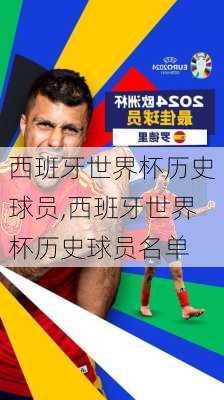 西班牙世界杯历史球员,西班牙世界杯历史球员名单