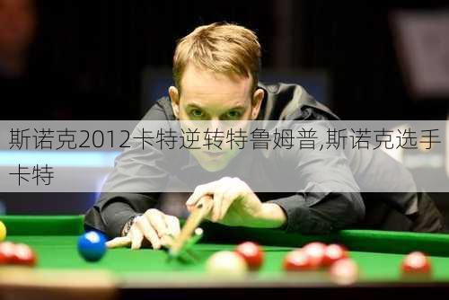 斯诺克2012卡特逆转特鲁姆普,斯诺克选手卡特