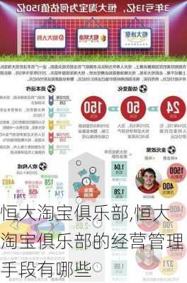 恒大淘宝俱乐部,恒大淘宝俱乐部的经营管理手段有哪些