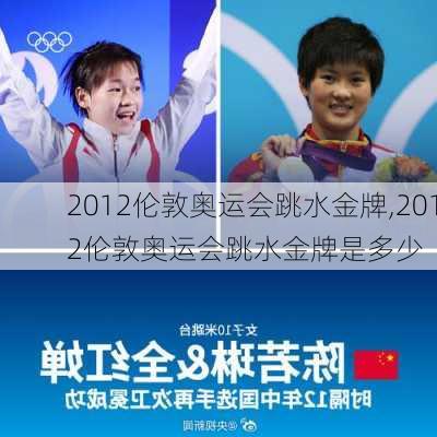 2012伦敦奥运会跳水金牌,2012伦敦奥运会跳水金牌是多少