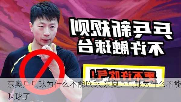 东奥乒乓球为什么不能吹球,东奥乒乓球为什么不能吹球了