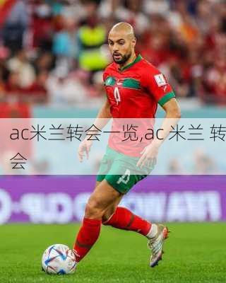 ac米兰转会一览,ac 米兰 转会