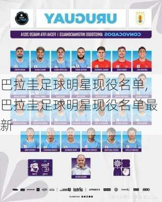 巴拉圭足球明星现役名单,巴拉圭足球明星现役名单最新
