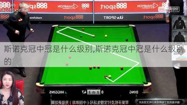 斯诺克冠中冠是什么级别,斯诺克冠中冠是什么级别的