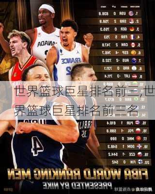 世界篮球巨星排名前三,世界篮球巨星排名前三名