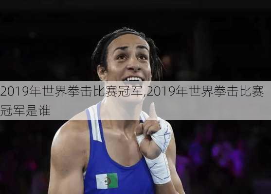2019年世界拳击比赛冠军,2019年世界拳击比赛冠军是谁