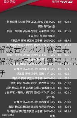 解放者杯2021赛程表,解放者杯2021赛程表最新