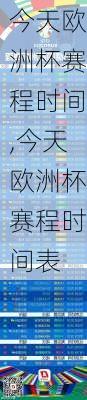 今天欧洲杯赛程时间,今天欧洲杯赛程时间表