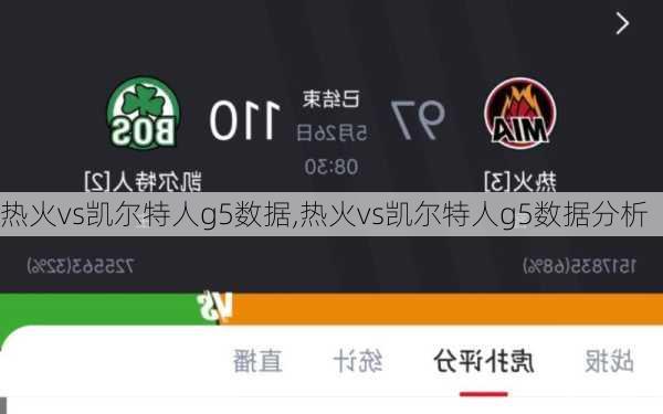热火vs凯尔特人g5数据,热火vs凯尔特人g5数据分析