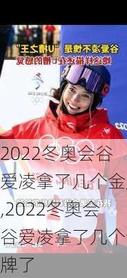 2022冬奥会谷爱凌拿了几个金牌,2022冬奥会谷爱凌拿了几个金牌了
