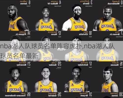 nba湖人队球员名单阵容虎扑,nba湖人队球员名单最新
