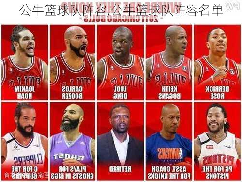 公牛篮球队阵容,公牛篮球队阵容名单