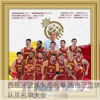 西班牙篮球队员名单,西班牙篮球队员名单大全