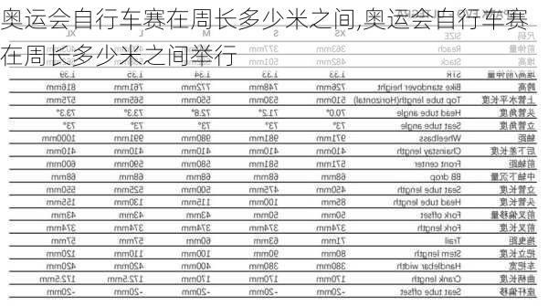 奥运会自行车赛在周长多少米之间,奥运会自行车赛在周长多少米之间举行