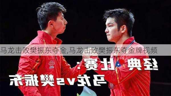 马龙击败樊振东夺金,马龙击败樊振东夺金牌视频