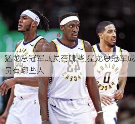 猛龙总冠军成员有哪些,猛龙总冠军成员有哪些人