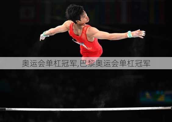 奥运会单杠冠军,巴黎奥运会单杠冠军