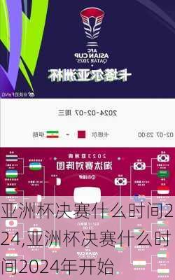 亚洲杯决赛什么时间2024,亚洲杯决赛什么时间2024年开始