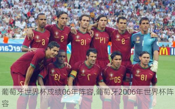 葡萄牙世界杯成绩06年阵容,葡萄牙2006年世界杯阵容