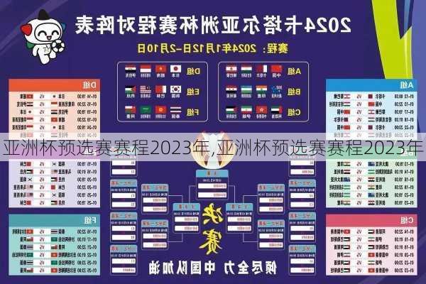 亚洲杯预选赛赛程2023年,亚洲杯预选赛赛程2023年