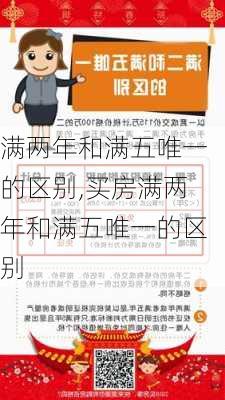 满两年和满五唯一的区别,买房满两年和满五唯一的区别