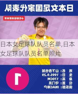 日本女足球队队员名单,日本女足球队队员名单照片