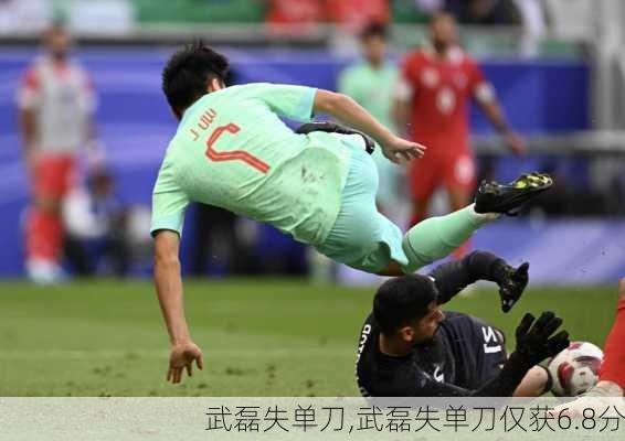 武磊失单刀,武磊失单刀仅获6.8分