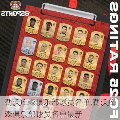 勒沃库森俱乐部球员名单,勒沃库森俱乐部球员名单最新