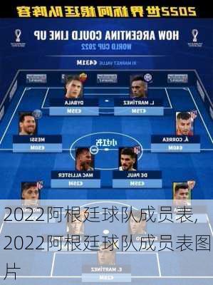 2022阿根廷球队成员表,2022阿根廷球队成员表图片
