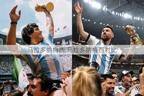 马拉多纳梅西,马拉多纳梅西对比