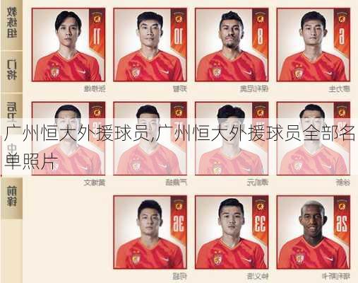 广州恒大外援球员,广州恒大外援球员全部名单照片