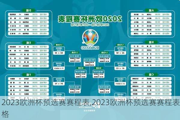 2023欧洲杯预选赛赛程表,2023欧洲杯预选赛赛程表格