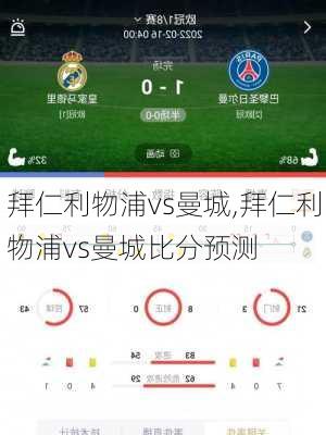 拜仁利物浦vs曼城,拜仁利物浦vs曼城比分预测