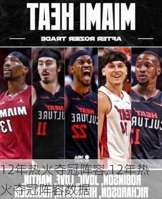 12年热火夺冠阵容,12年热火夺冠阵容数据