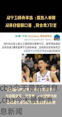 cba今天最新消息,cba今天最新消息新闻