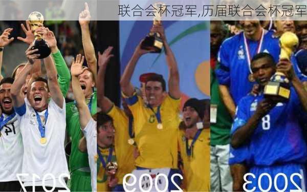 联合会杯冠军,历届联合会杯冠军