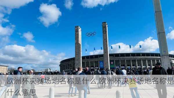 欧洲杯决赛场地名称是什么,欧洲杯决赛场地名称是什么意思