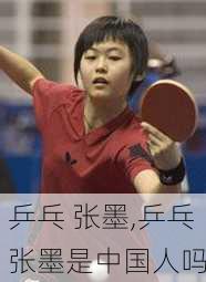 乒乓 张墨,乒乓张墨是中国人吗