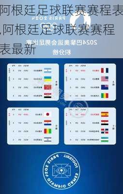 阿根廷足球联赛赛程表,阿根廷足球联赛赛程表最新