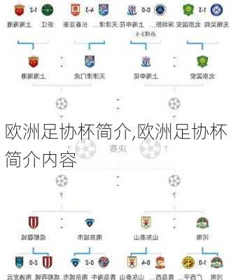 欧洲足协杯简介,欧洲足协杯简介内容