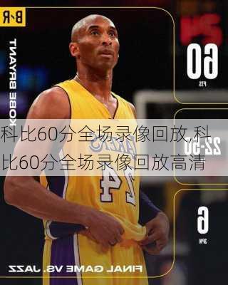 科比60分全场录像回放,科比60分全场录像回放高清