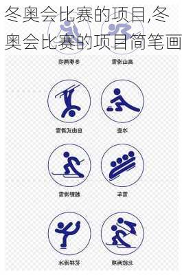 冬奥会比赛的项目,冬奥会比赛的项目简笔画