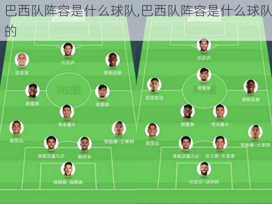 巴西队阵容是什么球队,巴西队阵容是什么球队的