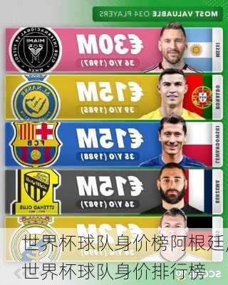 世界杯球队身价榜阿根廷,世界杯球队身价排行榜